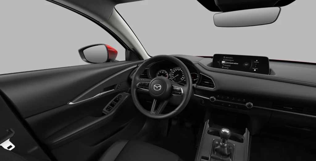 MAZDA-CX-30-2.5L-E-SKYACT-G-MHEV-PRIME-LINE-MANUAL-interior-delantera.webp