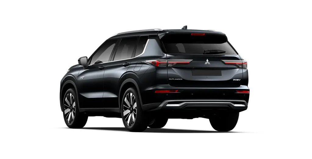 Mitsubishi-Outlander-PHEV-Kaiteki-4WD-306CV-trasera-negro.webp
